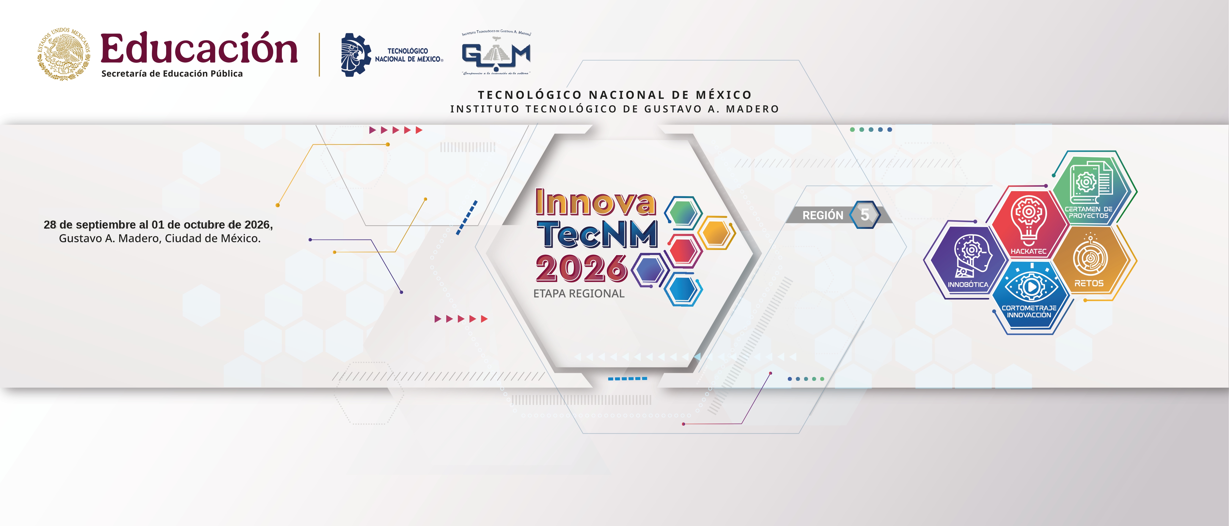Banner Oficial InnovaTecNM 2026 Región 5